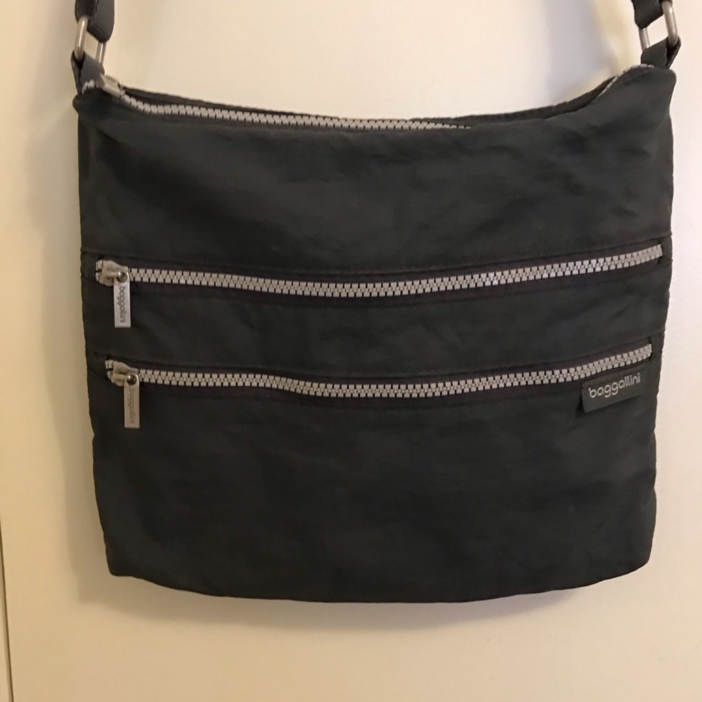 Bagallini charcoal-pink